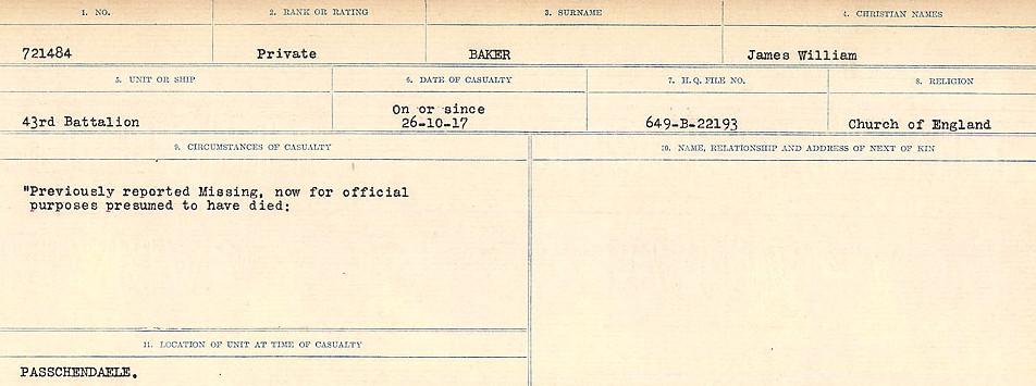 Circumstances of Death Registers