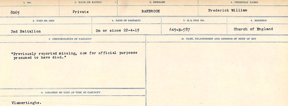 Circumstances of Death Registers