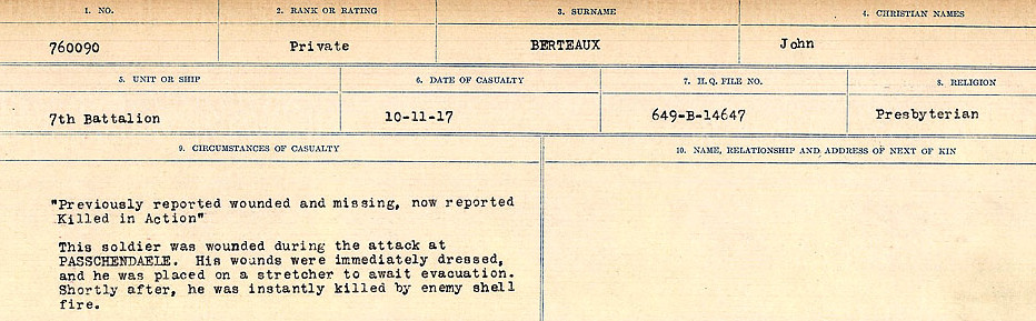 Circumstances of Death Registers