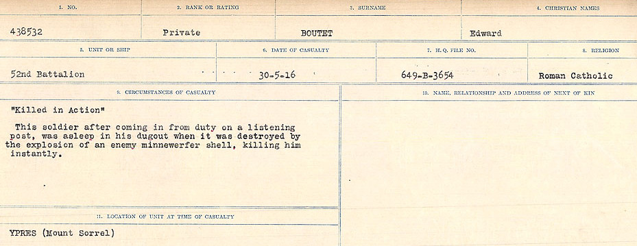 Circumstances of Death Registers