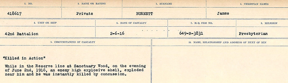 Circumstances of Death Registers