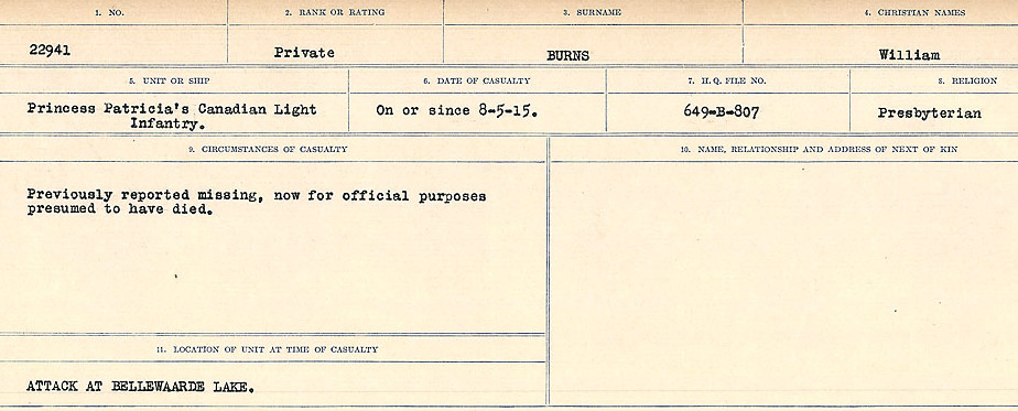 Circumstances of Death Registers