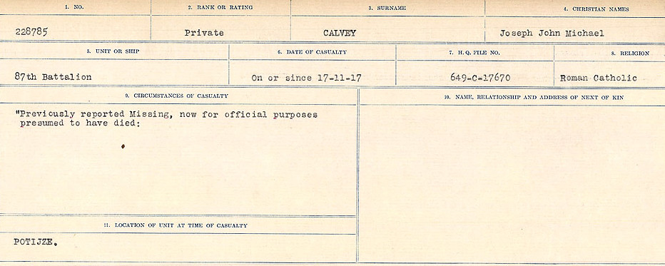 Circumstances of Death Registers
