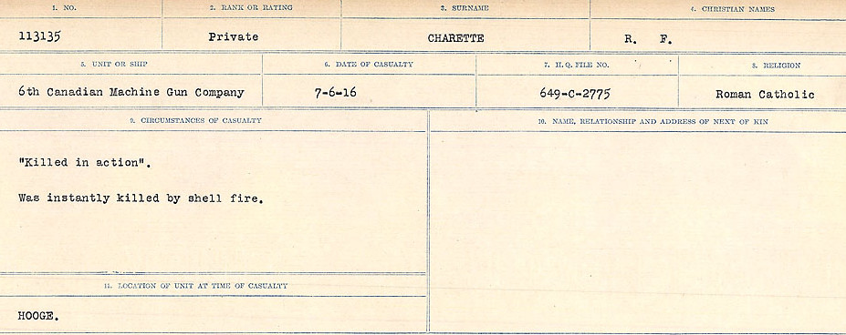 Circumstances of Death Registers