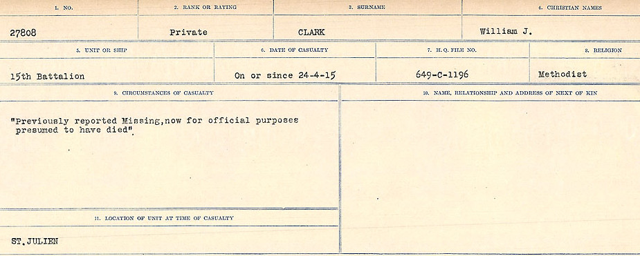 Circumstances of Death Registers