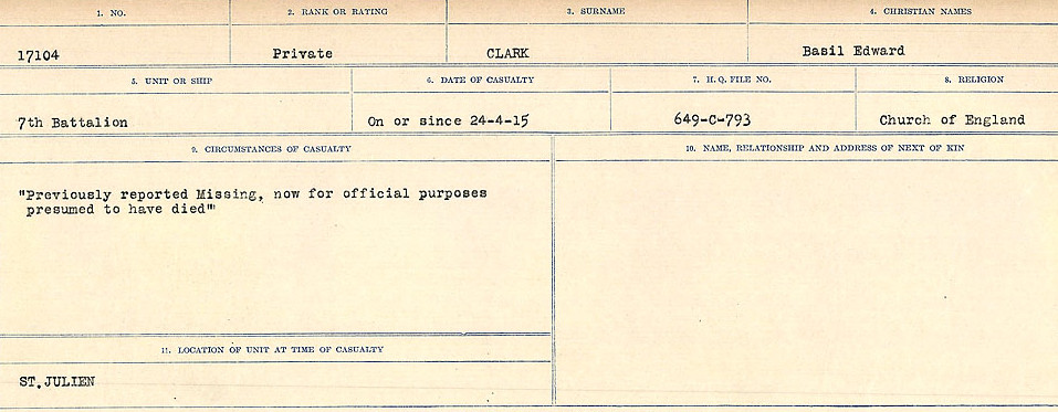 Circumstances of Death Registers