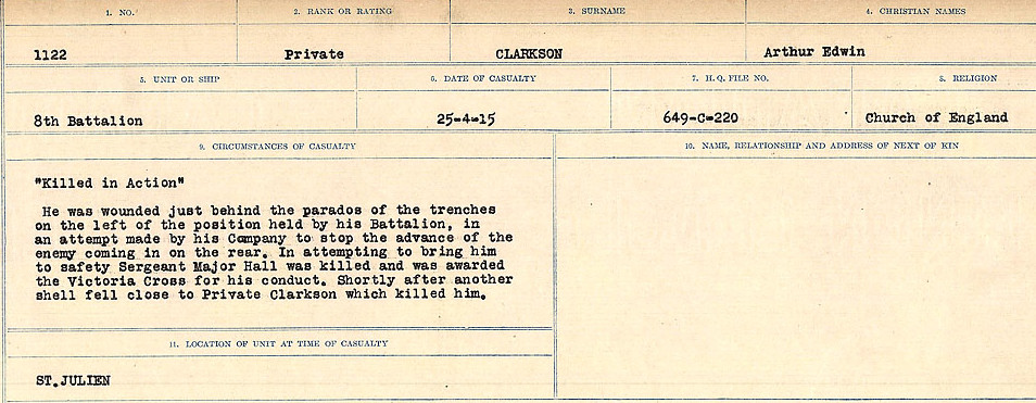 Circumstances of Death Registers
