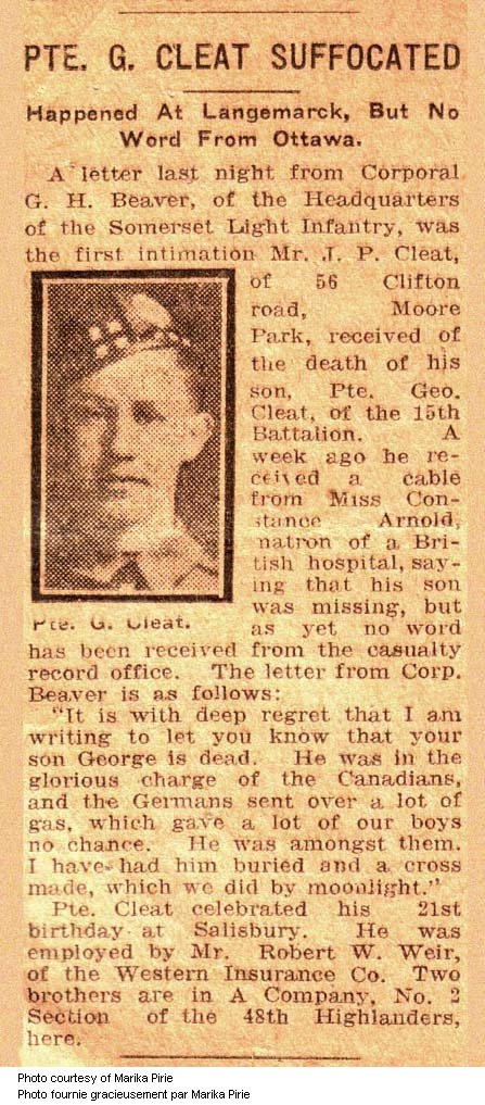 Second press clipping