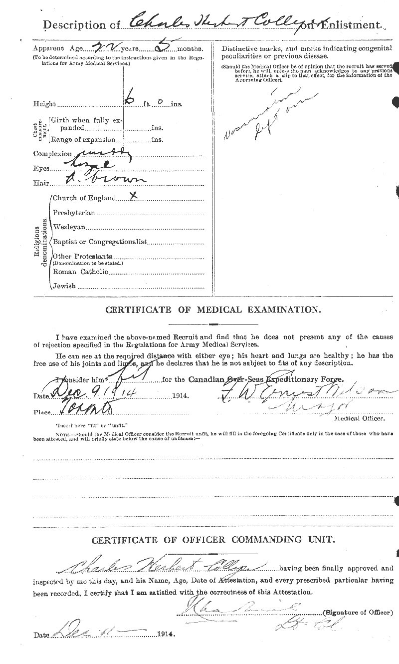 Attestation Paper (Back)