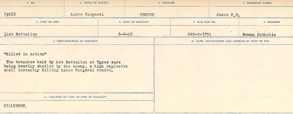 Circumstances of Death Registers