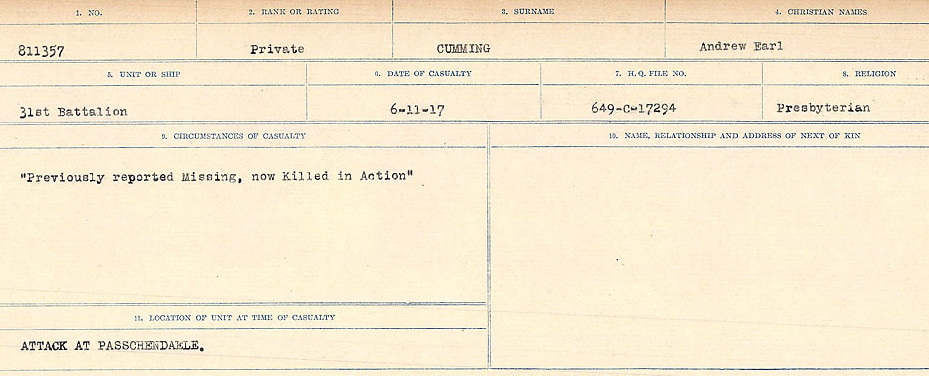 Circumstances of death registers