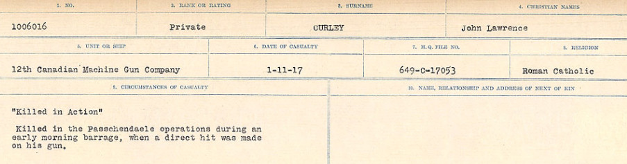 Circumstances of death registers