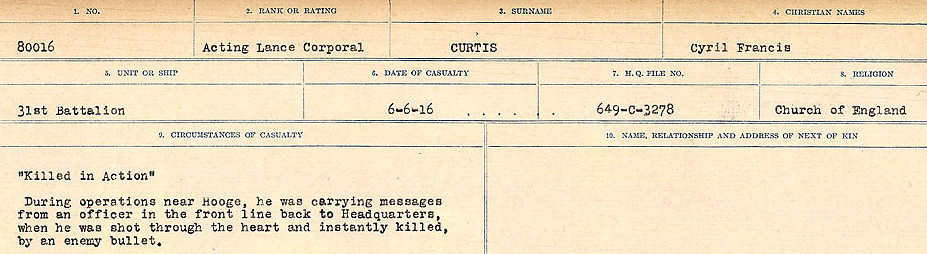 Circumstances of death registers