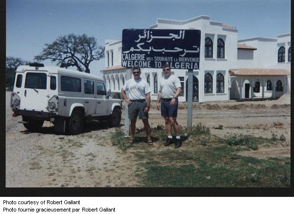 Ex MCpl Gallant and MWO Day at the Border