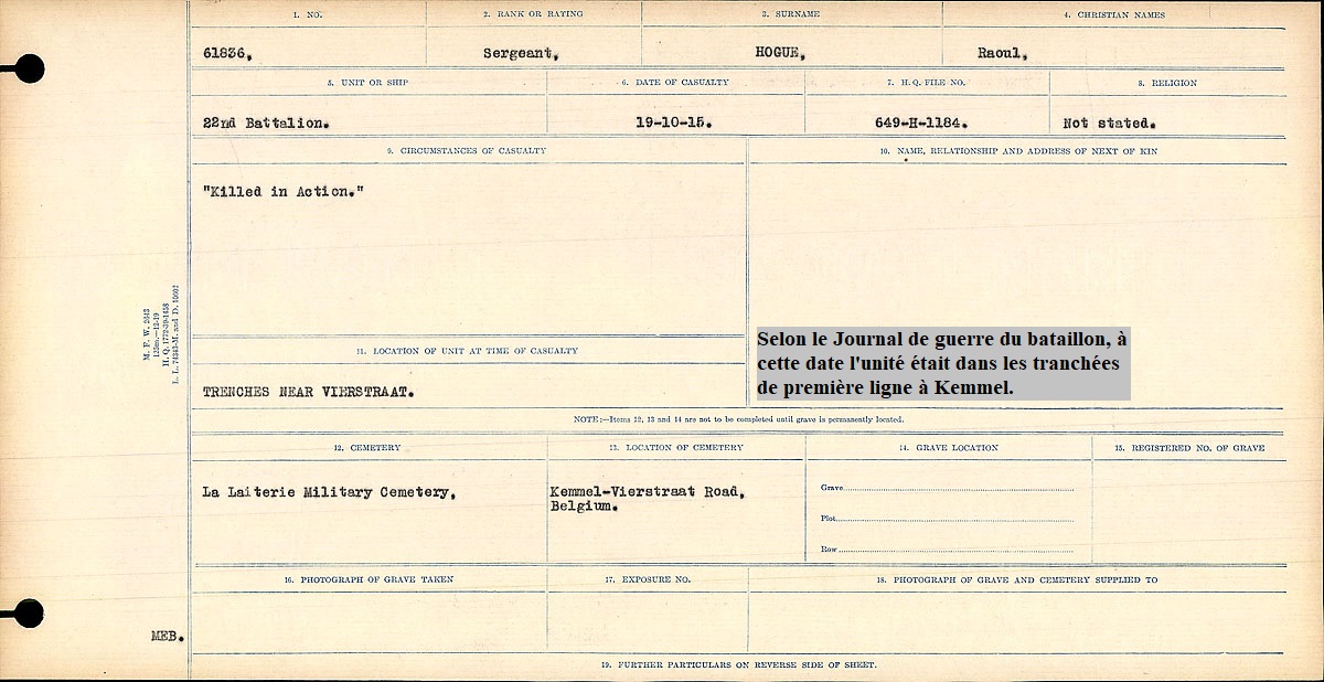 Circumstances of death registers