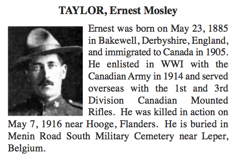 Photo of ERNEST MOSLEY TAYLOR