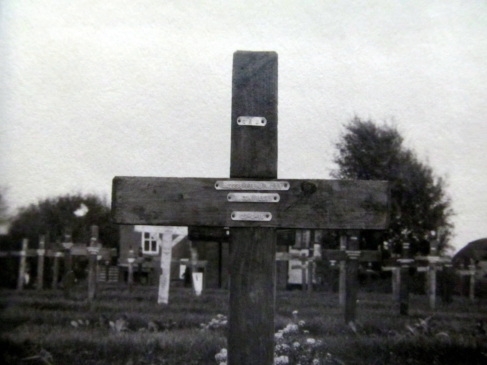 Temporary Grave Marker