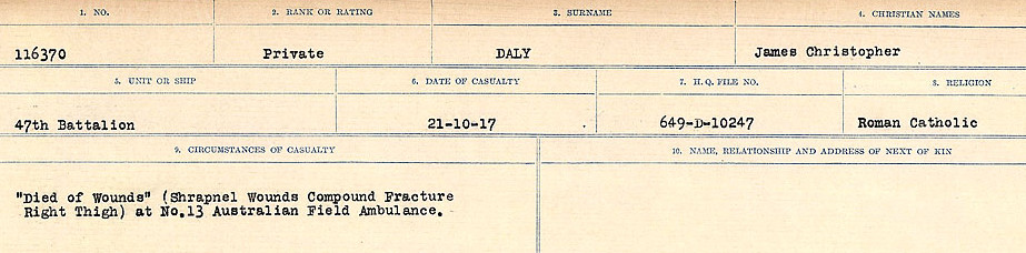 Circumstances of death registers
