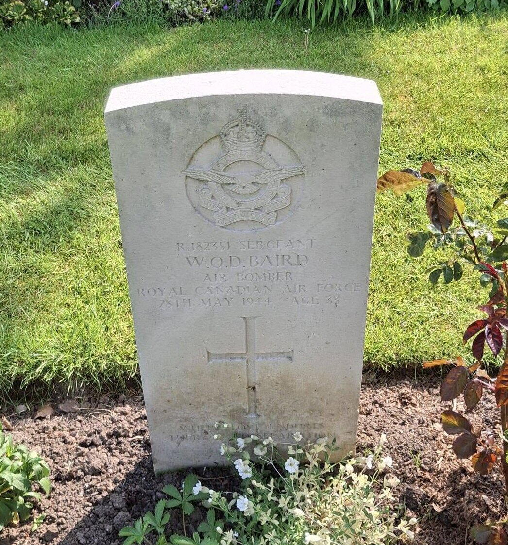 Sgt WOD Baird's final resting place