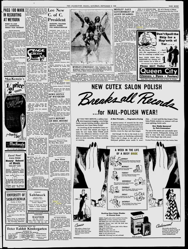 Full Newspaper Page for Veteran Affairs Canada - do not suggest posting this version