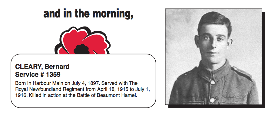 From the Newfoundland Canadian Legion Veterans' Service Recognition Book.  Submitted for the project Operation Picture Me