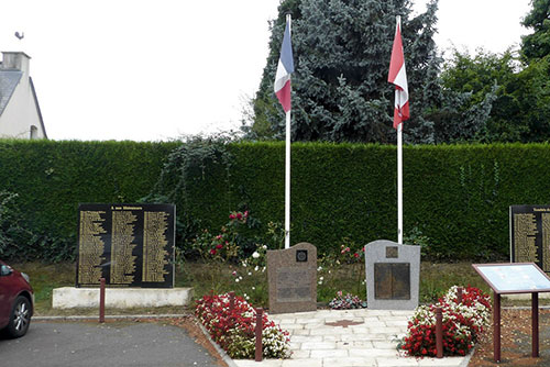 Monument commémoratif canadien. Putôt-en-Bessin (France).  crédit : www.tracesofwar.com